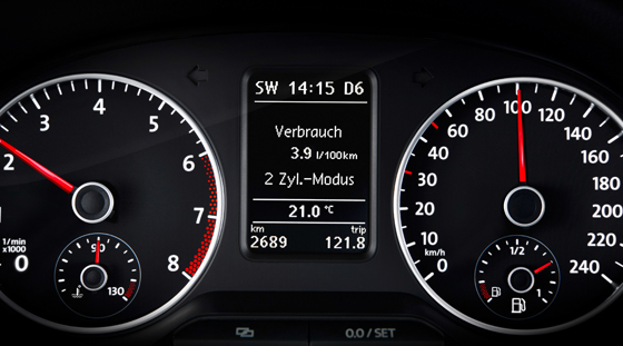 Volkswagen Polo BlueGT Display Volkswagen Polo BlueGT Display