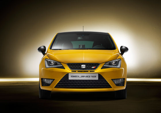 SEAT Ibiza Cupra Beijing 2012 Preview It's at the front where the changes