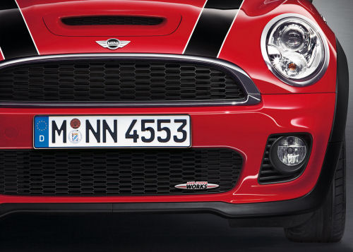 2009 mini john cooper works badge